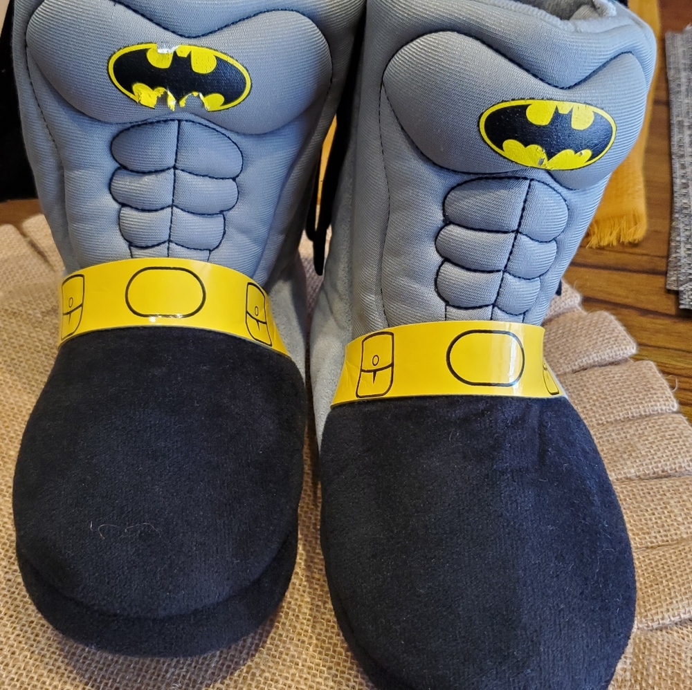 Batman slippers.